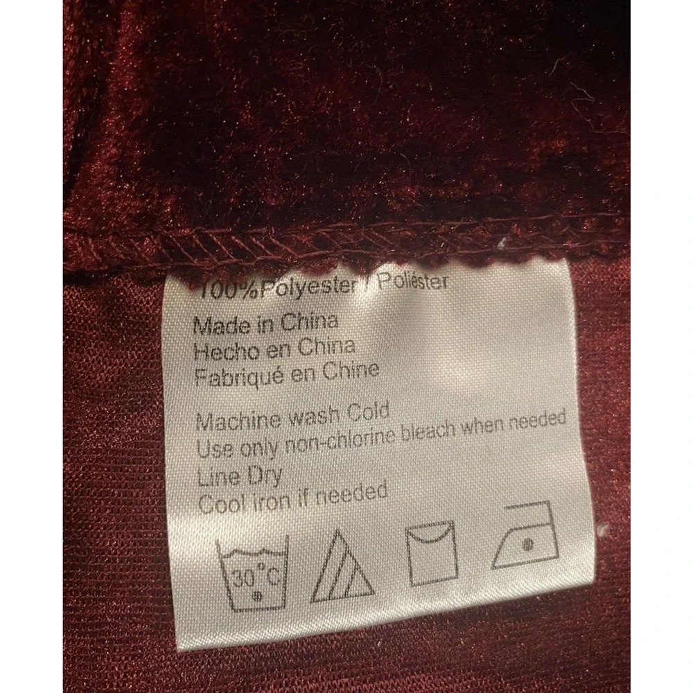 Vtg Plush Red Velvet Drapes Curtains 54